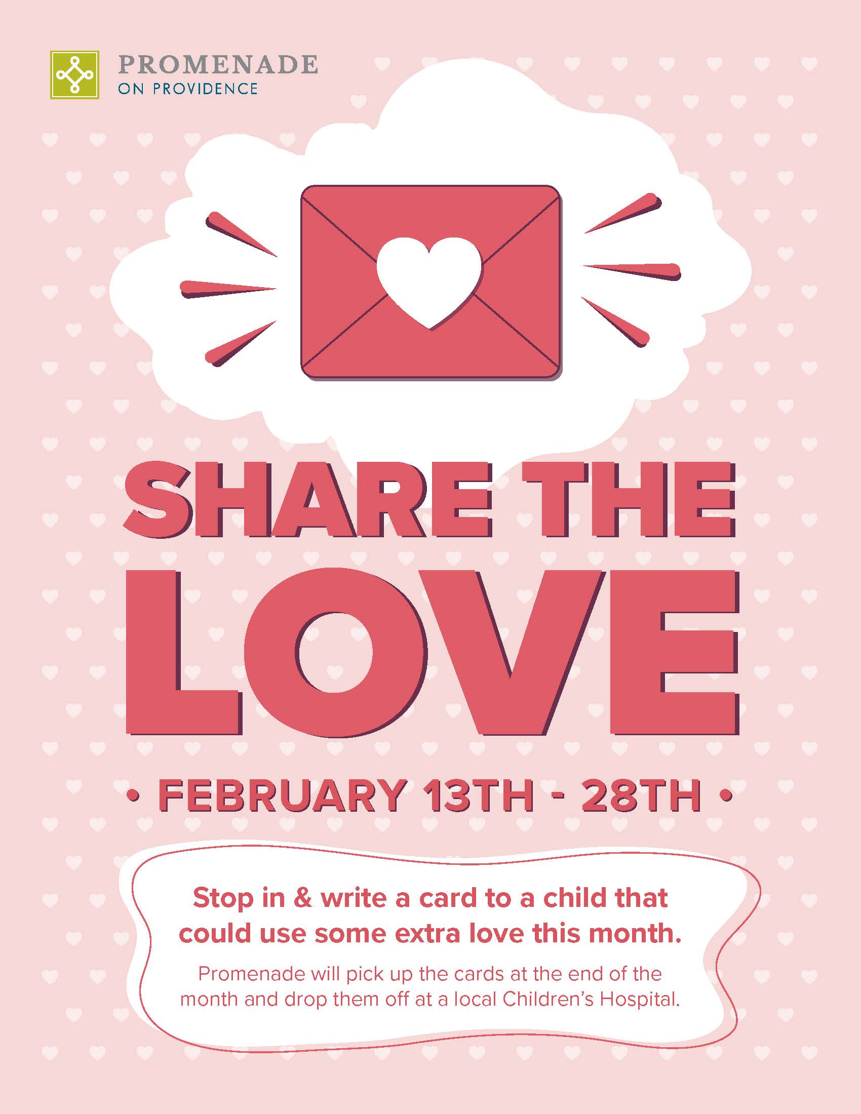 Promenade Childrens Hospital Flyer Share The Love