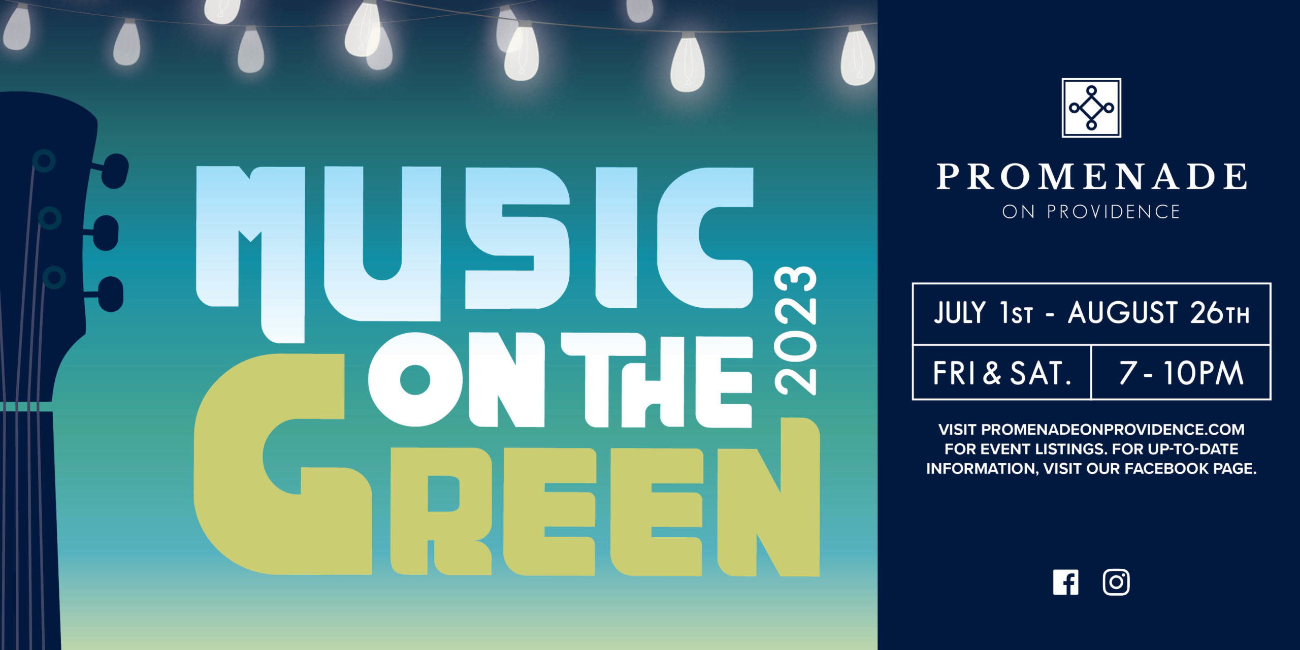 Promenade Music on the Green 2023 Summer Concert Series